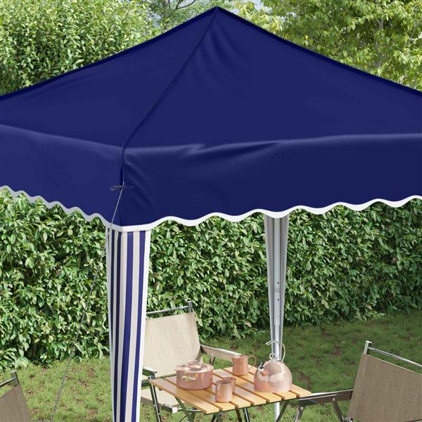 Grote foto vidaxl pop up feesttent blauw 195 x 195 x 245 cm oxford stof tuin en terras overige tuin en terras