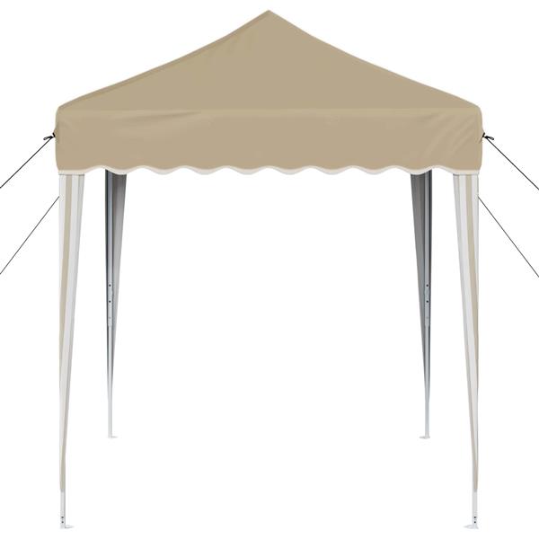 Grote foto vidaxl pop up feesttent cr me 195 x 195 x 245 cm oxford stof tuin en terras overige tuin en terras