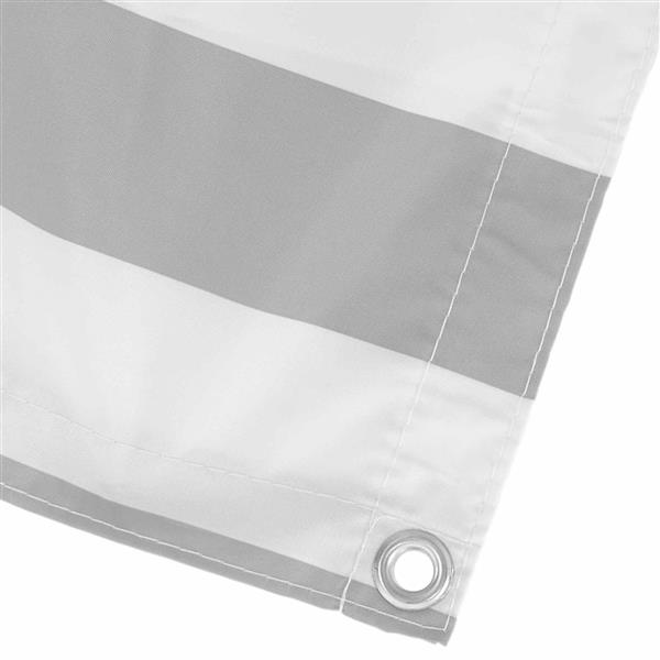 Grote foto vidaxl balkon scherm lichtgrijs en wit. 120 x 700 cm tuin en terras overige tuin en terras