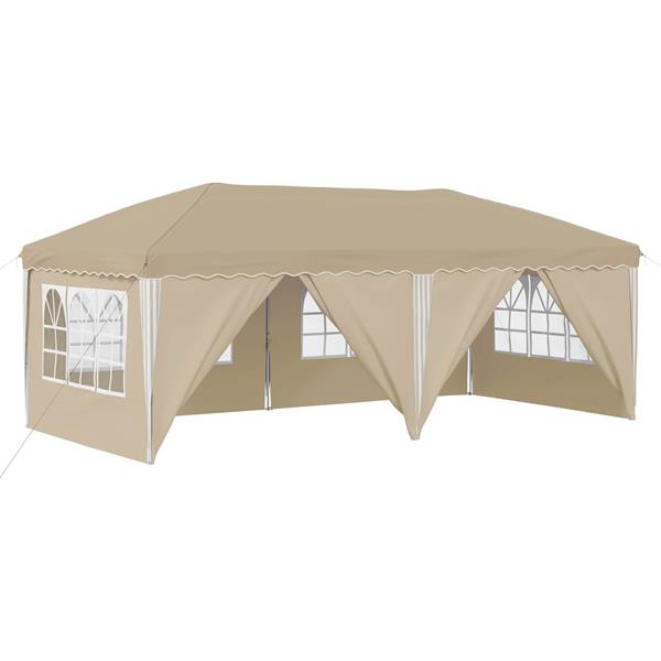 Grote foto vidaxl pop up partytent cr mekleur 575 x 288 x 245 cm tuin en terras overige tuin en terras