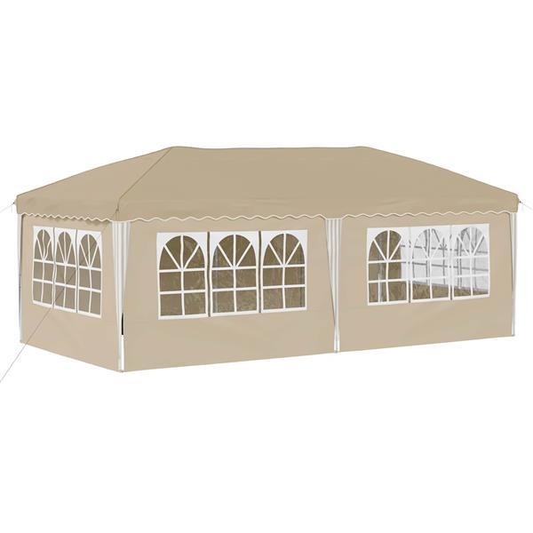 Grote foto vidaxl pop up partytent cr mekleur 575 x 288 x 245 cm tuin en terras overige tuin en terras
