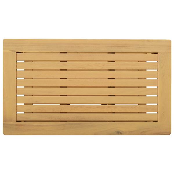 Grote foto vidaxl bijzettafel olie naturel 70 x 40 x 45 cm massief acaciahout huis en inrichting eettafels