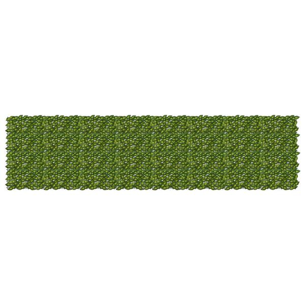 Grote foto vidaxl balkonscherm met bladeren groen en geel 400 x 100 cm tuin en terras overige tuin en terras