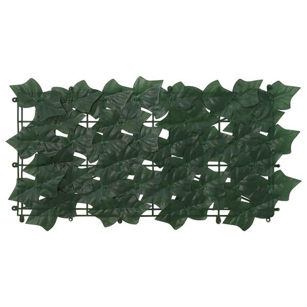 Grote foto vidaxl balkonscherm met bladeren donkergroen 600 x 100 cm tuin en terras overige tuin en terras