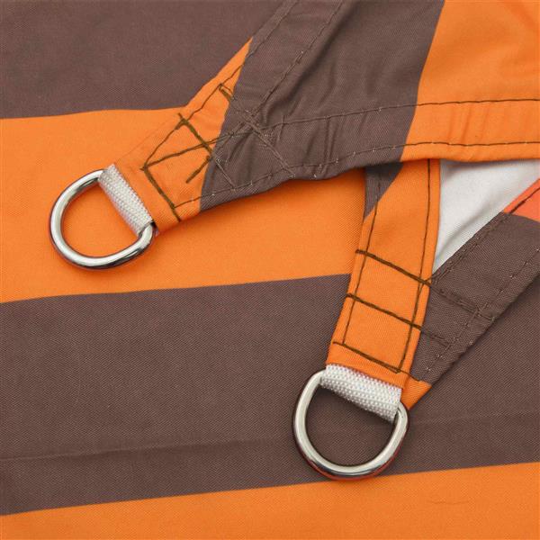 Grote foto vidaxl zonneschaduwzeil oranje en bruin 7 x 4 m 100 polyester oxford tuin en terras overige tuin en terras