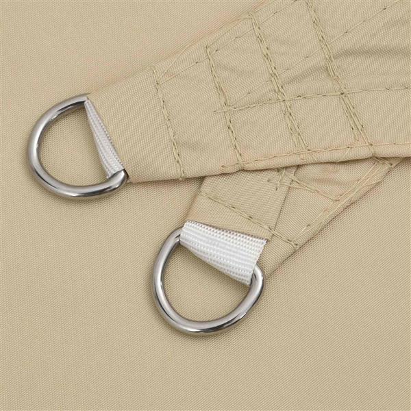 Grote foto vidaxl zonneschaduwzeil beige 6 x 2 5 m 100 polyester oxford tuin en terras overige tuin en terras