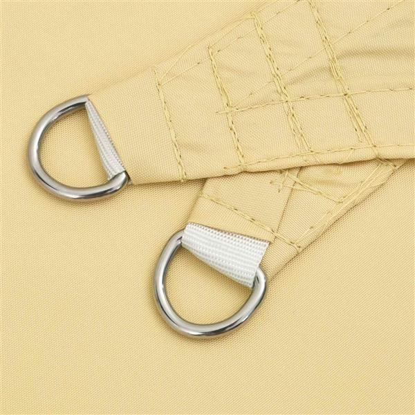 Grote foto vidaxl zonneschaduwzeil zand 6 x 2 m 100 polyester oxford tuin en terras overige tuin en terras