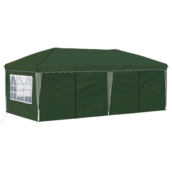 Grote foto vidaxl pop up feesttent 575 x 288 x 245 cm groen tuin en terras overige tuin en terras