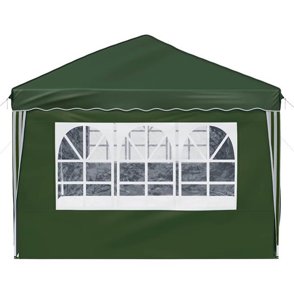 Grote foto vidaxl pop up feesttent 575 x 288 x 245 cm groen tuin en terras overige tuin en terras