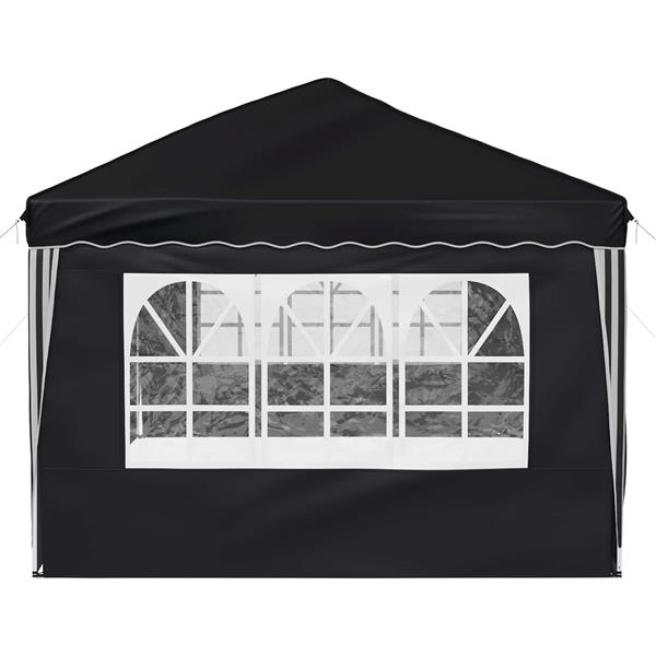 Grote foto vidaxl pop up feesttent 575 x 288 x 245 cm antracietkleurig tuin en terras overige tuin en terras