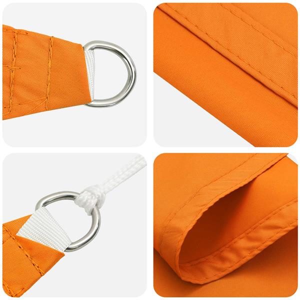 Grote foto vidaxl zonneschaduwzeil oranje 6 x 2 m 100 polyester oxford tuin en terras overige tuin en terras