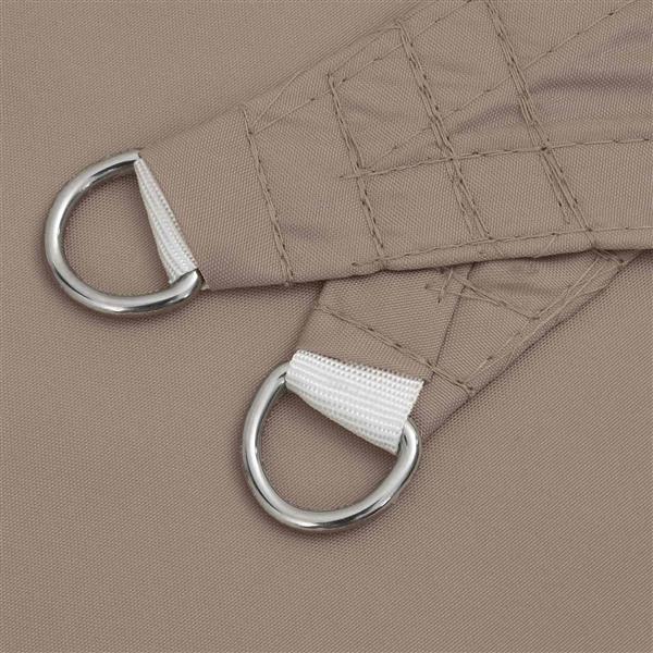 Grote foto vidaxl zonneschaduwzeil taupe 6 x 2 5 m 100 polyester oxford tuin en terras overige tuin en terras