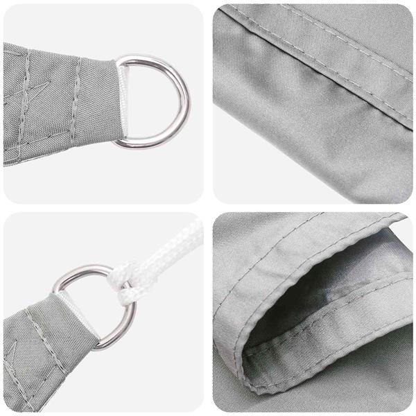 Grote foto vidaxl zonneschaduwzeil lichtgrijs 6 x 2 5 m 100 polyester oxford tuin en terras overige tuin en terras