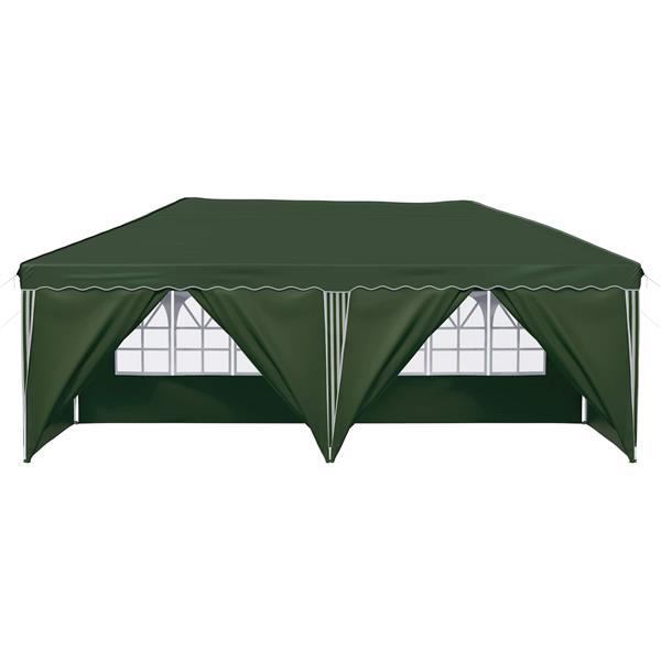 Grote foto vidaxl pop up feesttent 575 x 288 x 245 cm groen tuin en terras overige tuin en terras