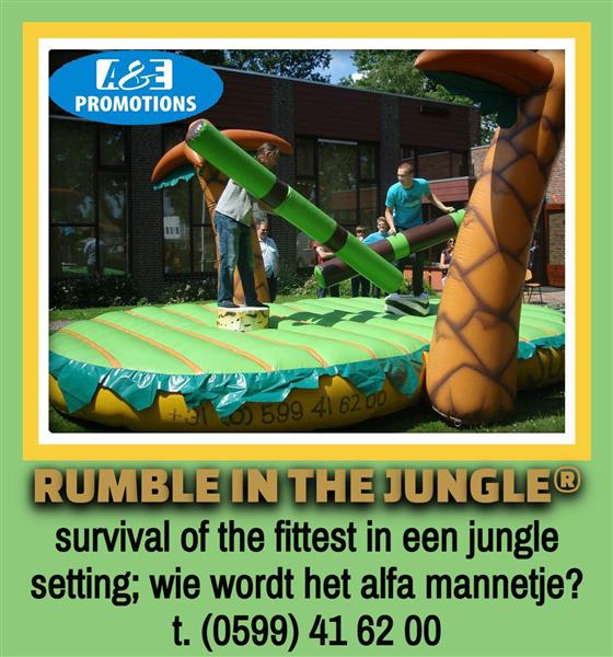 Grote foto verhuur springkussen jungle thema almelo sport en fitness overige sport en fitness
