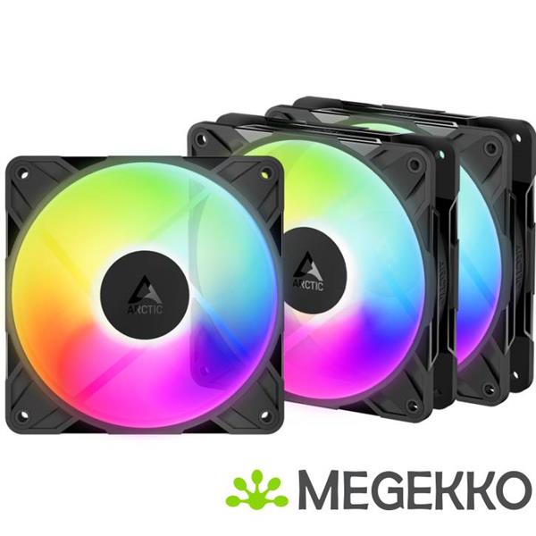 Grote foto arctic p12 pro reverse a rgb black 3 pack computers en software overige computers en software