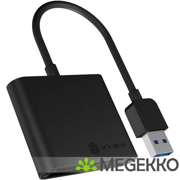 Grote foto icy box kaartlezer usb 3.0 zwart computers en software netwerkkaarten routers en switches