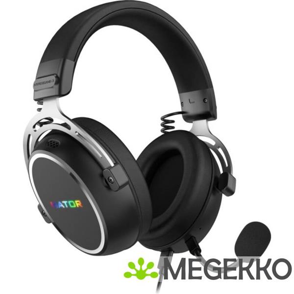 Grote foto hator hypergang 3 usb hi res rgb gaming headset zwart audio tv en foto koptelefoons