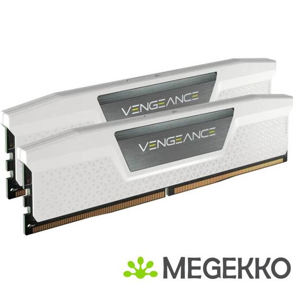 Grote foto corsair ddr5 vengeance 2x16gb 6400 white computers en software geheugens