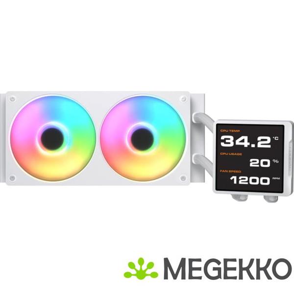 Grote foto cougar poseidon vistek pro argb 240 wit computers en software overige computers en software