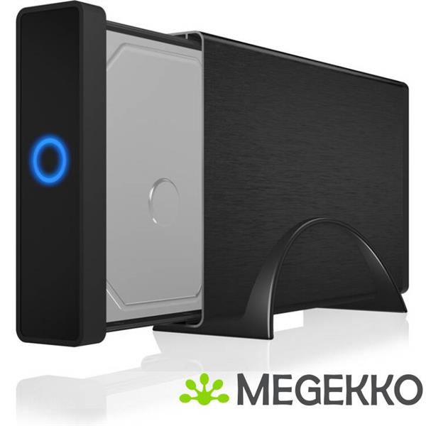 Grote foto icy box ib 377u3 hdd enclosure 3.5 zwart computers en software behuizingen en kasten