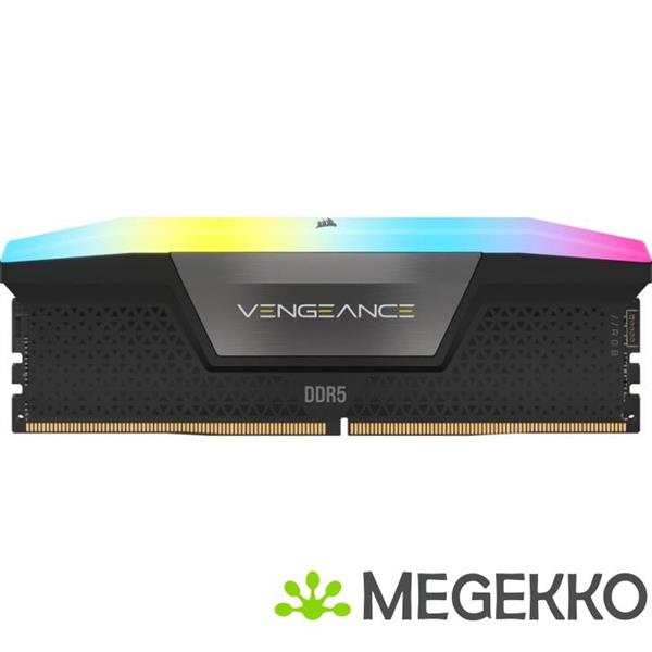 Grote foto corsair ddr5 vengeance rgb 2x16gb 6000 computers en software geheugens