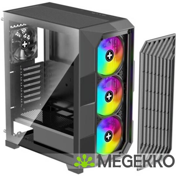 Grote foto xilence performance a breeze ii midi tower zwart computers en software behuizingen en kasten