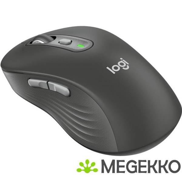 Grote foto logitech signature plus m750l rechtshandige muis grafiet computers en software overige computers en software