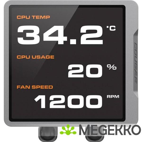 Grote foto cougar poseidon vistek pro argb 360 zwart computers en software overige computers en software