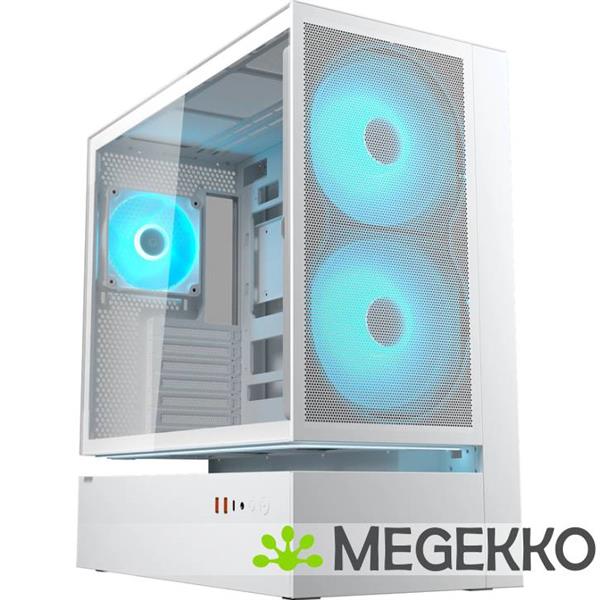 Grote foto cougar gaming cfv235 mesh midi tower wit computers en software behuizingen en kasten