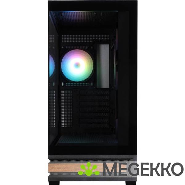 Grote foto zalman p40 namu black midi tower zwart computers en software behuizingen en kasten