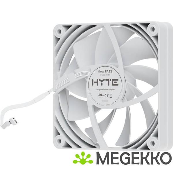 Grote foto hyte fa12 120mm pwm fan 4 pack snow white computers en software overige computers en software