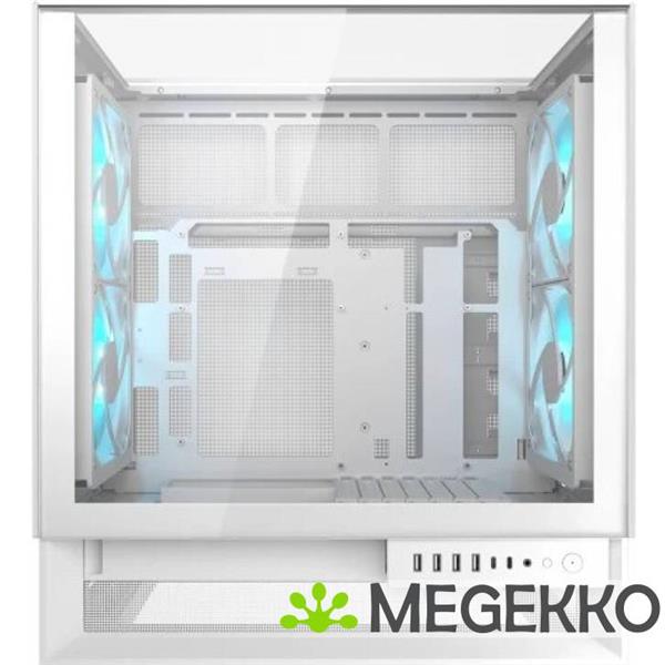 Grote foto cougar gaming omnyx midi tower wit computers en software behuizingen en kasten