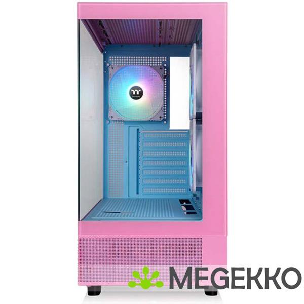 Grote foto thermaltake view 270 plus tg midi tower roze computers en software behuizingen en kasten