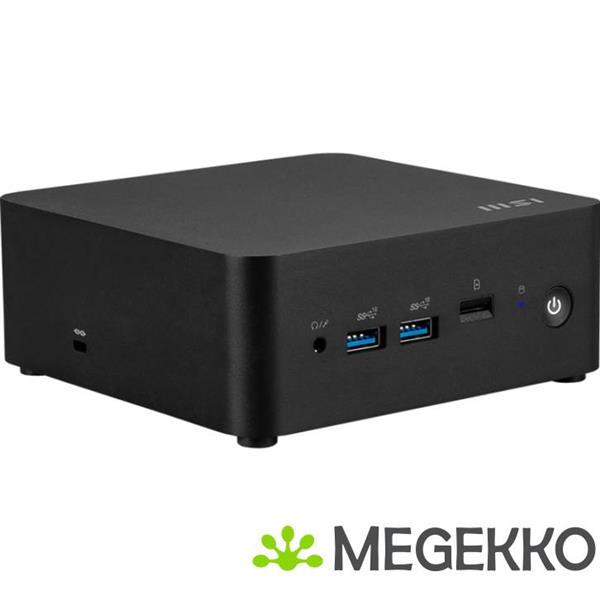 Grote foto msi cubi nuc ai 1umg 019beu pc workstation barebone zwart 125h intel soc computers en software overige computers en software