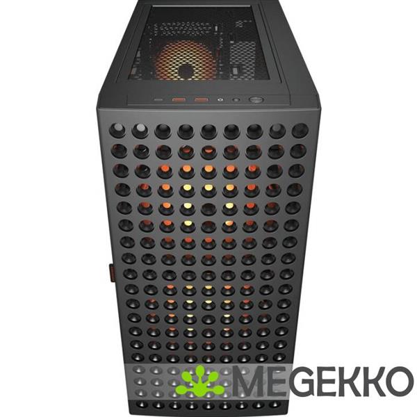 Grote foto cougar gaming airface eco rgb midi tower zwart computers en software behuizingen en kasten