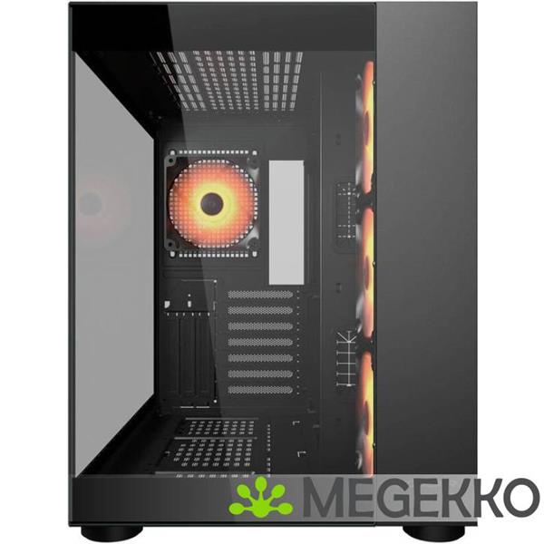 Grote foto cougar gaming fv150 rgb midi tower zwart computers en software behuizingen en kasten