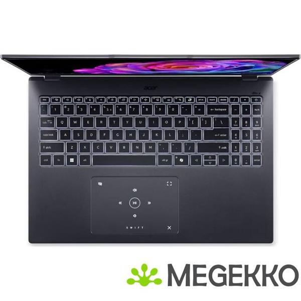 Grote foto acer swift go 16 sfg16 73 547v 16 core ultra 5 225h laptop computers en software overige computers en software