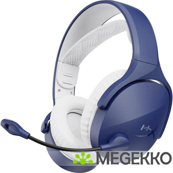 Grote foto hyperx cloud jet draadloze headset in blauw audio tv en foto koptelefoons