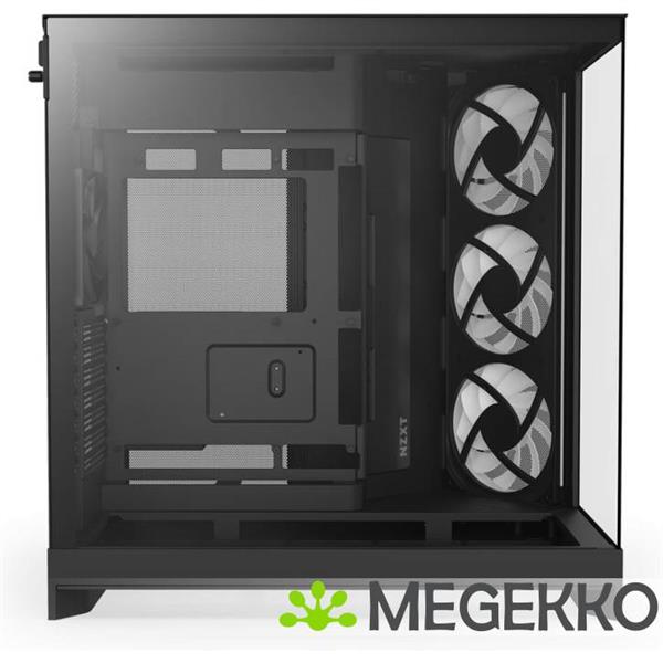 Grote foto nzxt h9 flow rgb black 2025 computers en software behuizingen en kasten