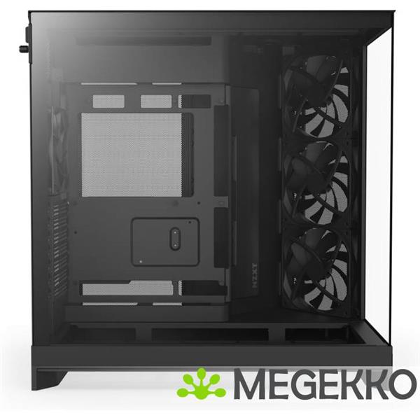 Grote foto nzxt h9 flow black 2025 computers en software behuizingen en kasten