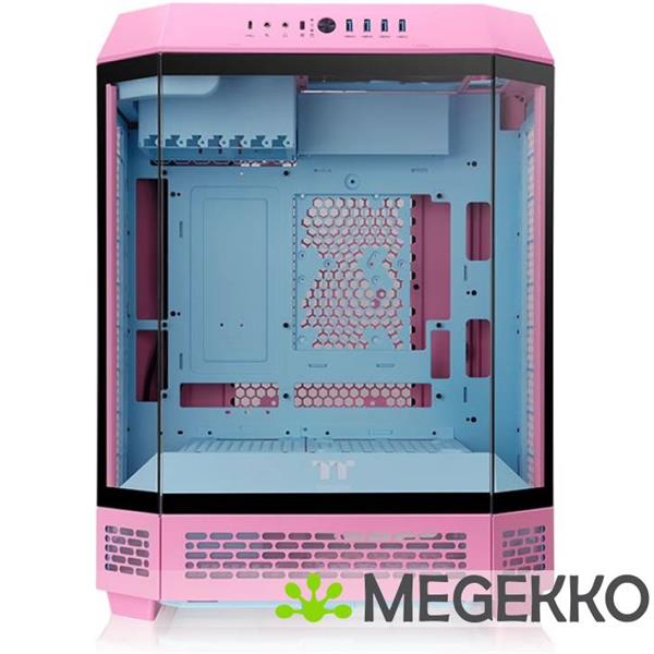 Grote foto thermaltake the tower 600 bubble pink computers en software behuizingen en kasten