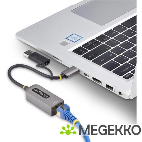 Grote foto startech.com c21ga usb ethernet netwerkkaart 5000 mbit s computers en software netwerkkaarten routers en switches