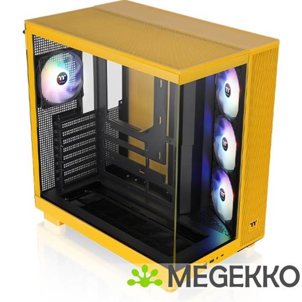 Grote foto thermaltake view 380 xl tg argb midi tower geel computers en software behuizingen en kasten