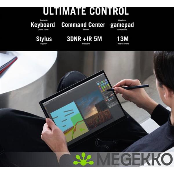 Grote foto asus rog flow z13 gz302ea ru004w 13.4 amd ryzen al max 395 hybride 2 in 1 computers en software overige computers en software