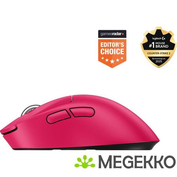 Grote foto logitech g pro x superlight 2 dex pink draadloze gaming muis computers en software overige computers en software