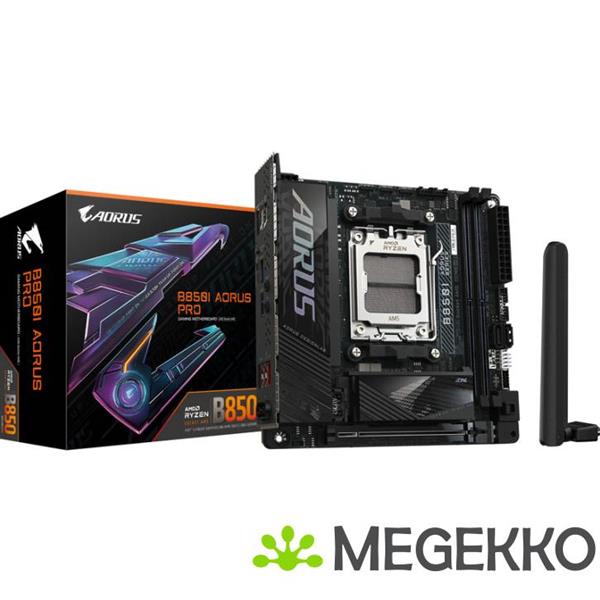 Grote foto gigabyte b850i aorus pro computers en software moederborden