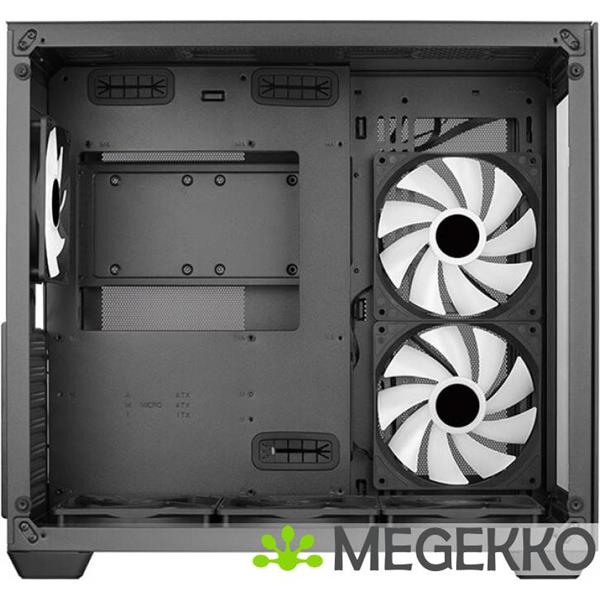 Grote foto aerocool dryft midi tower zwart computers en software behuizingen en kasten