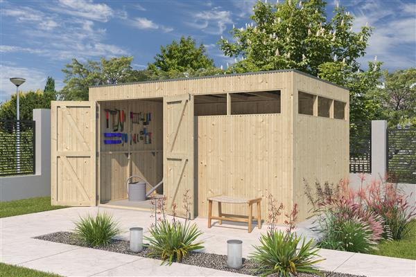 Grote foto nieuw modern blokhut qube 8313 tuin en terras tuinhuisjes en blokhutten