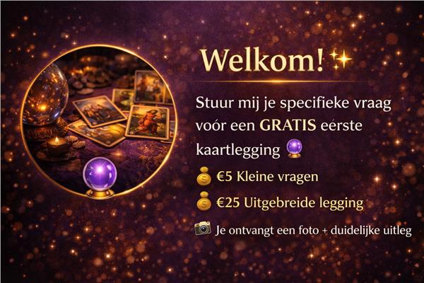 Grote foto gratis 1 vraag via whatsapp lenormand reading paranormaal kaartleggen